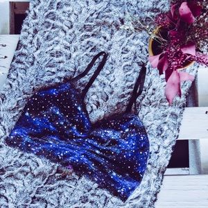 VS PINK Galaxy Bralette Size M (E2)